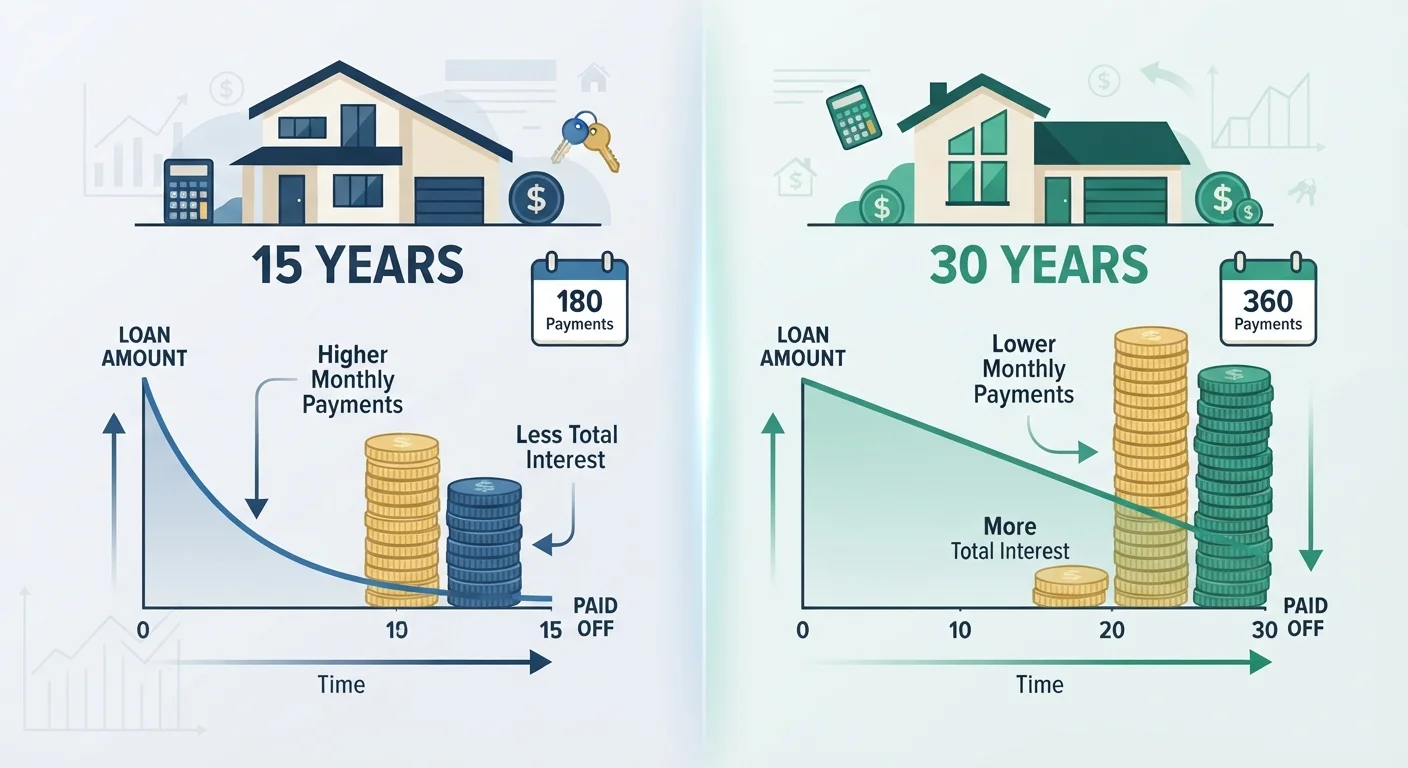 15-Year vs. 30-Year Mortgage: The Trade-Offs in Plain Numbers