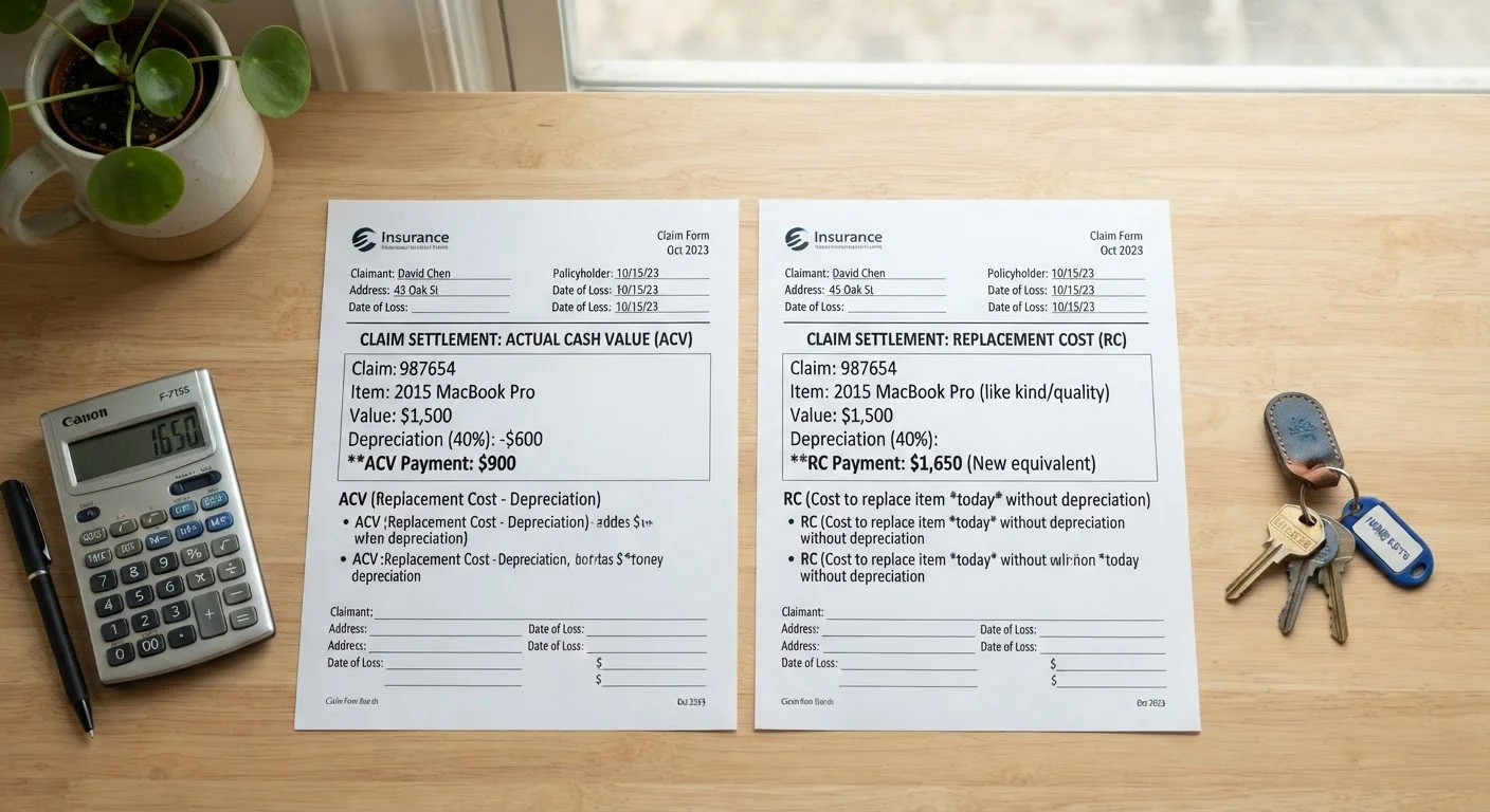 Actual Cash Value vs. Replacement Cost Coverage: A Side-by-Side Look