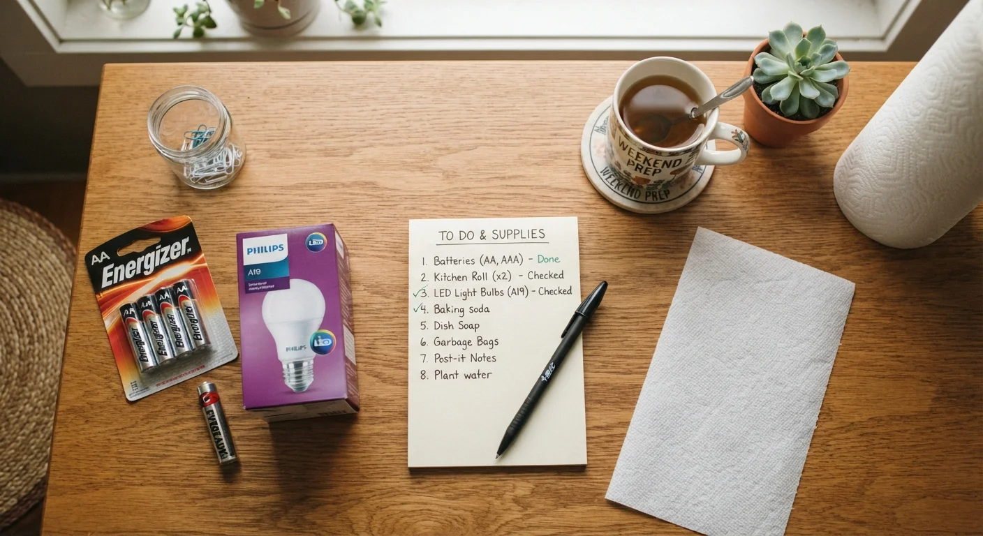 Before You Shop a Sale: A Household Preparation Checklist