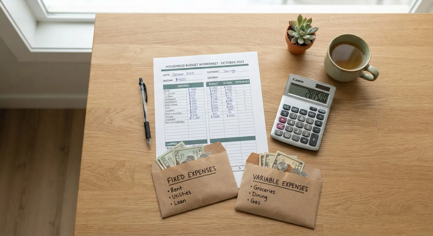 Fixed vs. Variable Household Expenses: What the Difference Means for Your Budget