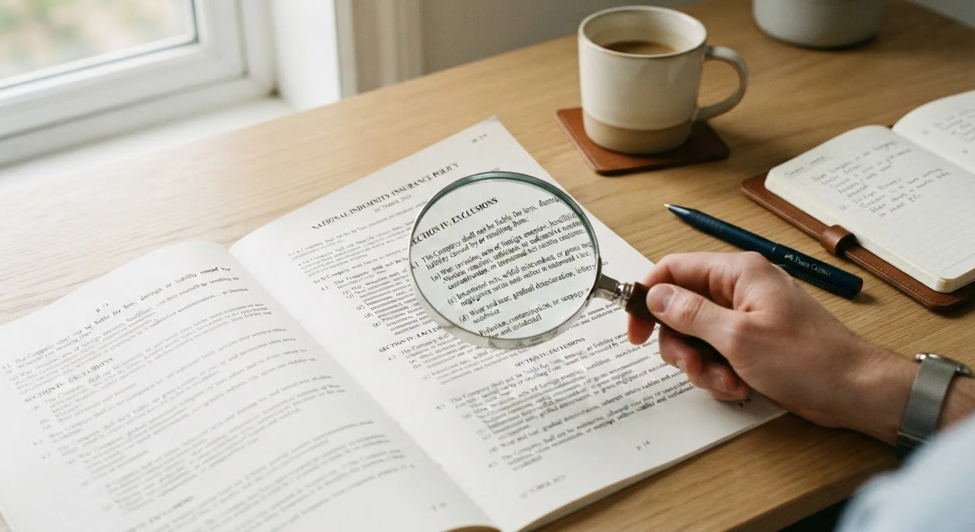 Why the Exclusions Section Is the Most Important Part of Your Policy